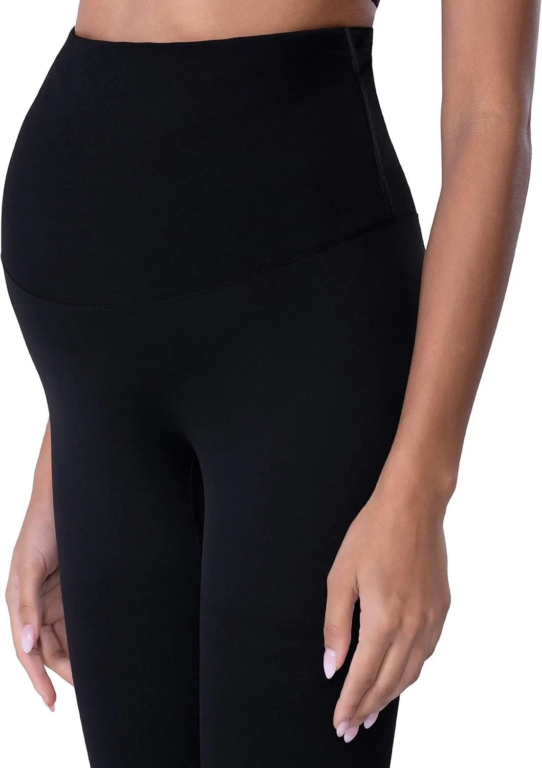 POSHDIVAH Women's Maternity Leggings Over The Belly Pregnancy Yoga Pants Active Wear Workout Leggings