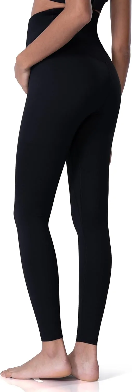 POSHDIVAH Women's Maternity Leggings Over The Belly Pregnancy Yoga Pants Active Wear Workout Leggings