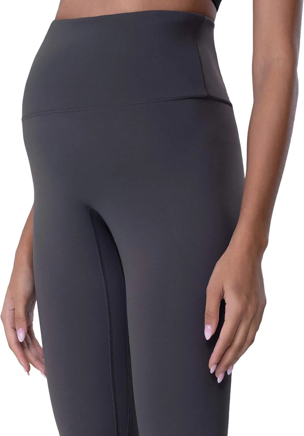 POSHDIVAH Women's Maternity Leggings Over The Belly Pregnancy Yoga Pants Active Wear Workout Leggings