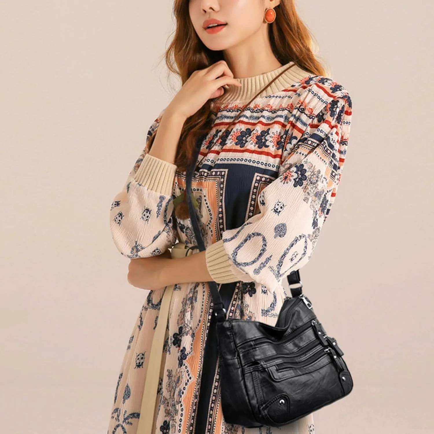Puffer Tote Bag Soft Leather Shoulder Bags Layer Classic Crossbody Bag Luxury Designer Zipper Handbag And Purse