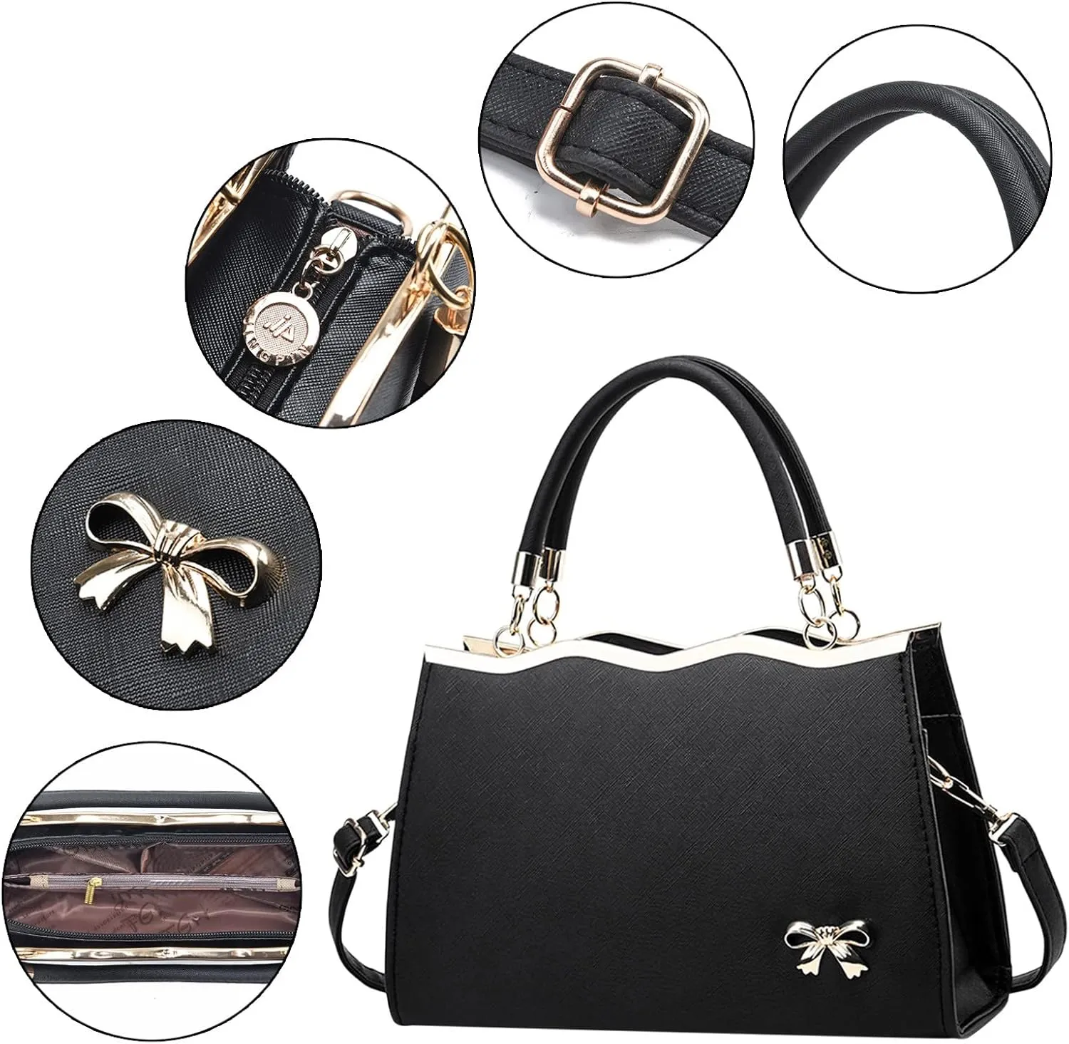 Purses and Handbags Women Bags Bags Ladies Trendy Bow Fashion Sports Messenger Shoulder Handbag