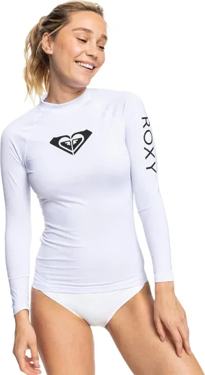 Roxy Women's Rashguard  UPF 50 , Compression Fit, Surf, Hiking, Volley, Workout, Yoga, Quick-Dry Swim Shirt