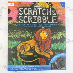 Scratch and Scribble: Colorful Safari by OOLY