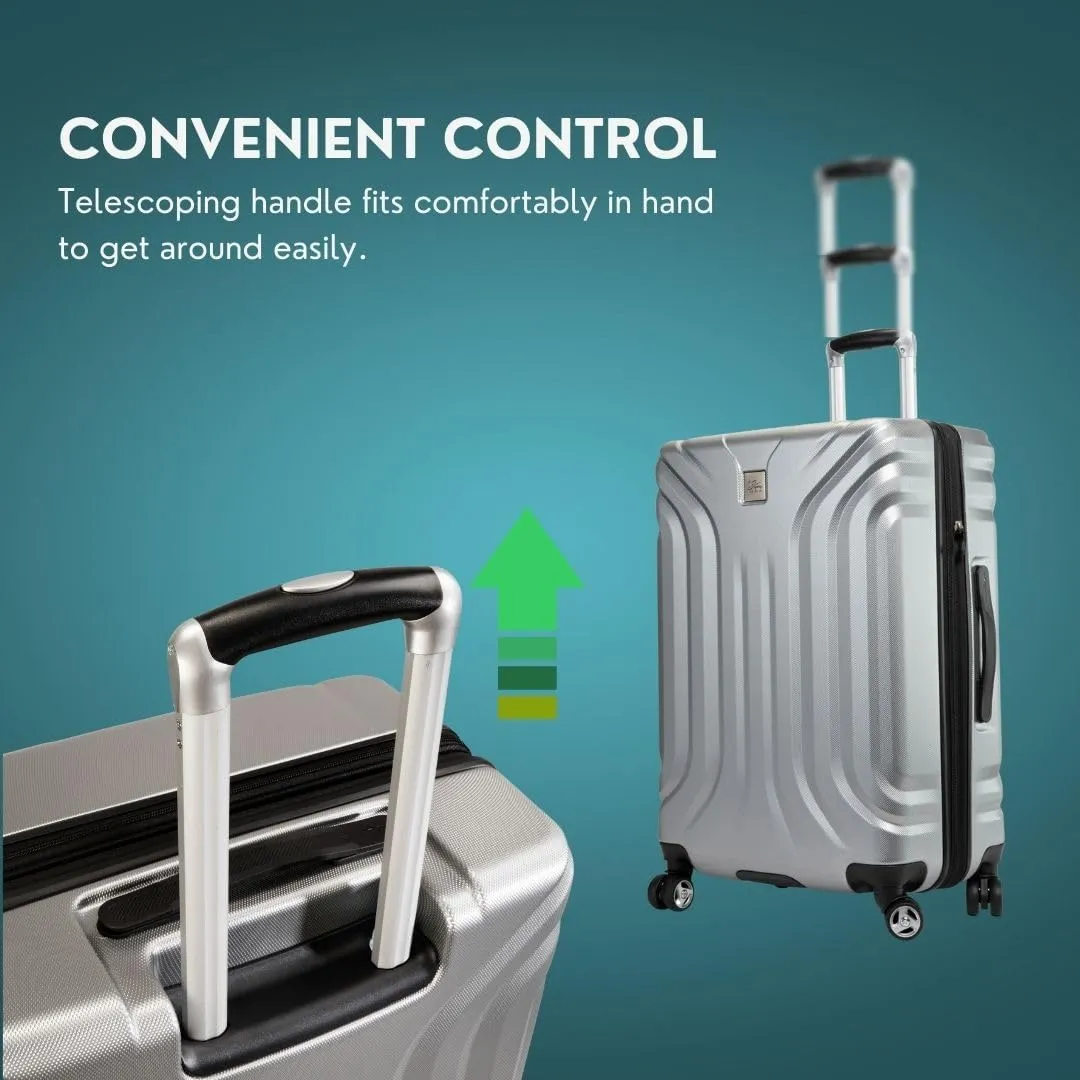 Skyway Nimbus 4.0 Expandable, Durable Hardside, 4 Wheel Spinner, Lightweight Suitcase, Unisex, Stylish