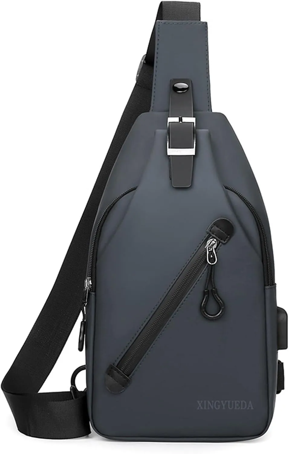 Small Backpack Purses for Women Chest Bags Daypack Crossbody for Travel Sport Running Hiking Foldable Backpack(Grey)
