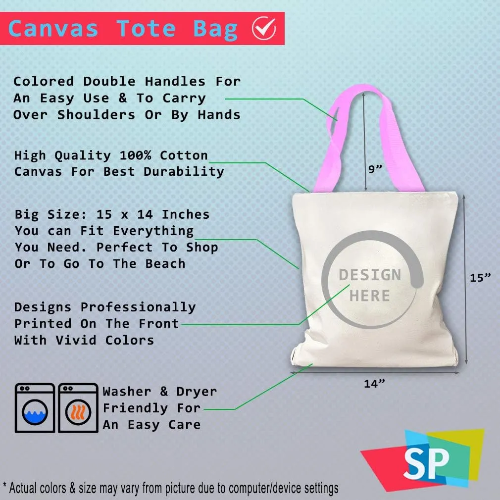 Speedy Pros Canvas Tote Bag for Women Wine Takes The Bitch Right out of Me Funny Drinking Beach Bags for Women