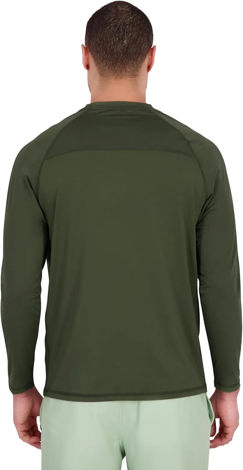 Spyder Men's Long Sleeve Rashguard  UPF , Quick-Dry, Swim Shirt, Surfing, Hiking, Workouts