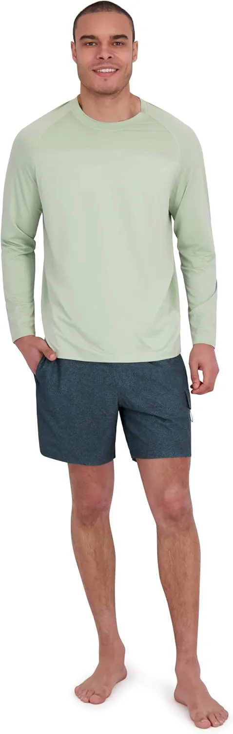 Spyder Men's Long Sleeve Rashguard  UPF , Quick-Dry, Swim Shirt, Surfing, Hiking, Workouts