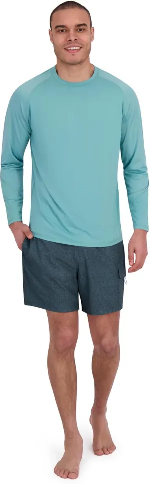 Spyder Men's Long Sleeve Rashguard  UPF , Quick-Dry, Swim Shirt, Surfing, Hiking, Workouts