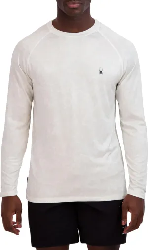 Spyder Men's Long Sleeve Rashguard  UPF , Quick-Dry, Swim Shirt, Surfing, Hiking, Workouts