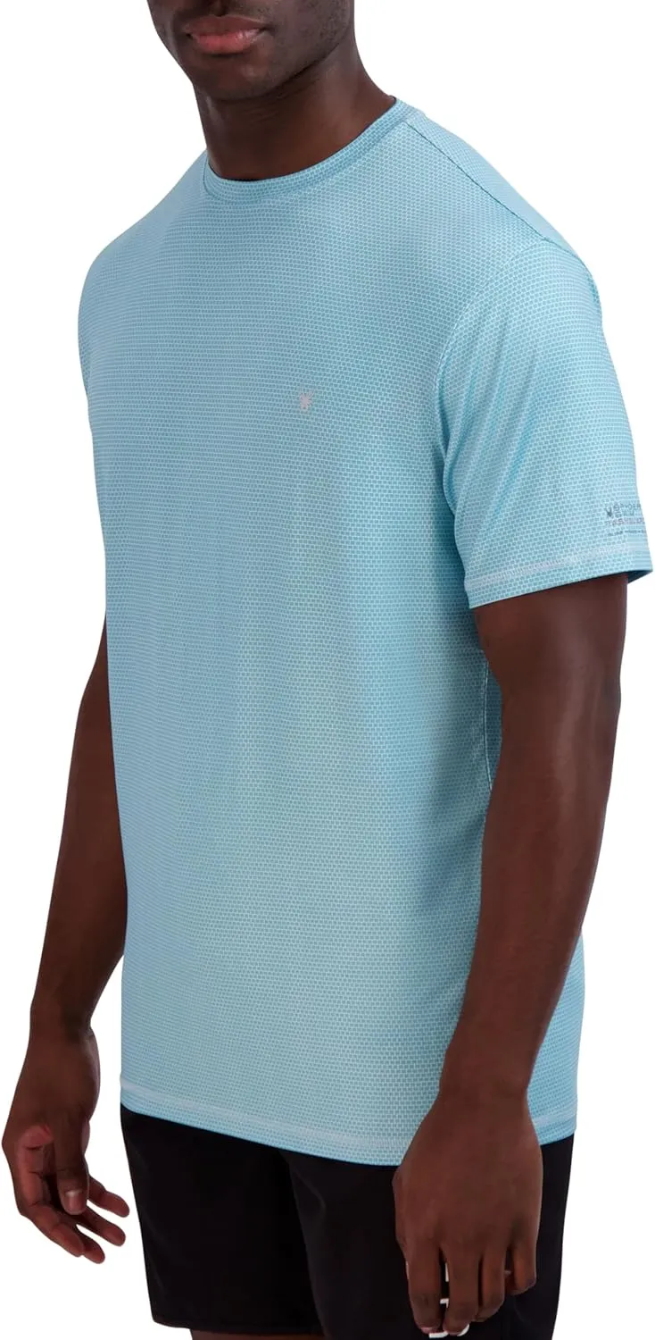 Spyder Men's Short Sleeve Rashguard  UPF , Quick-Dry, Swim Shirt, Surfing, Hiking, Workout