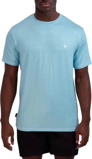 Spyder Men's Short Sleeve Rashguard  UPF , Quick-Dry, Swim Shirt, Surfing, Hiking, Workout