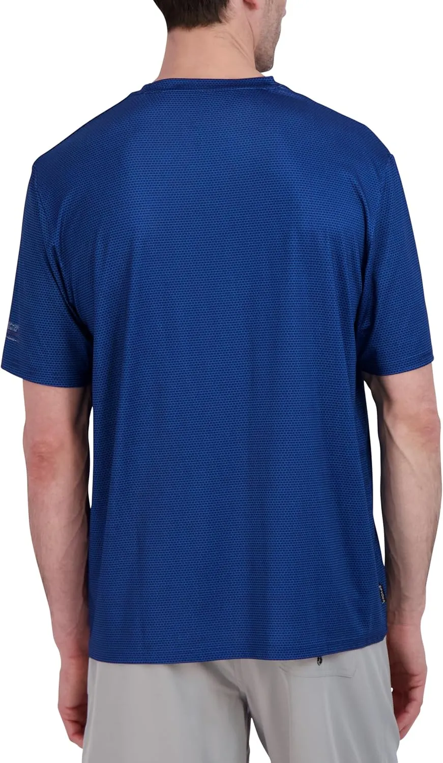 Spyder Men's Short Sleeve Rashguard  UPF , Quick-Dry, Swim Shirt, Surfing, Hiking, Workout