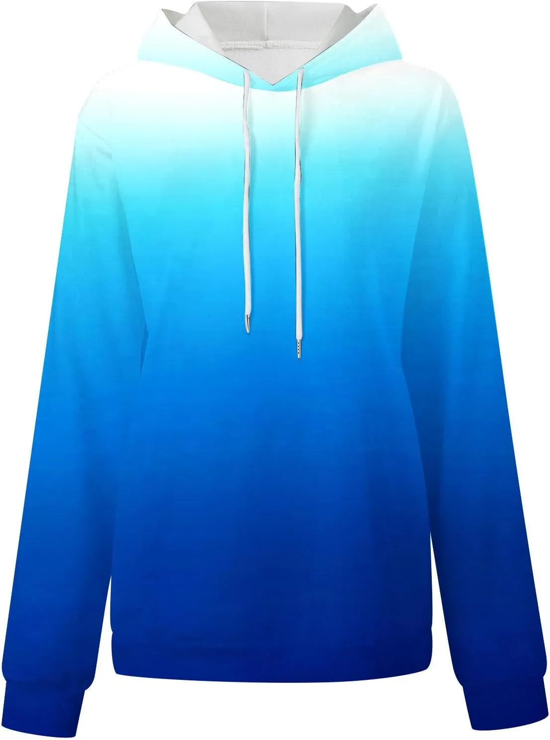 Sweatshirt Hoodies for Women Loose Fit Baggy Gradient Colors Pullover Tops Casual Trendy Fall Sweatshirts with Pocket
