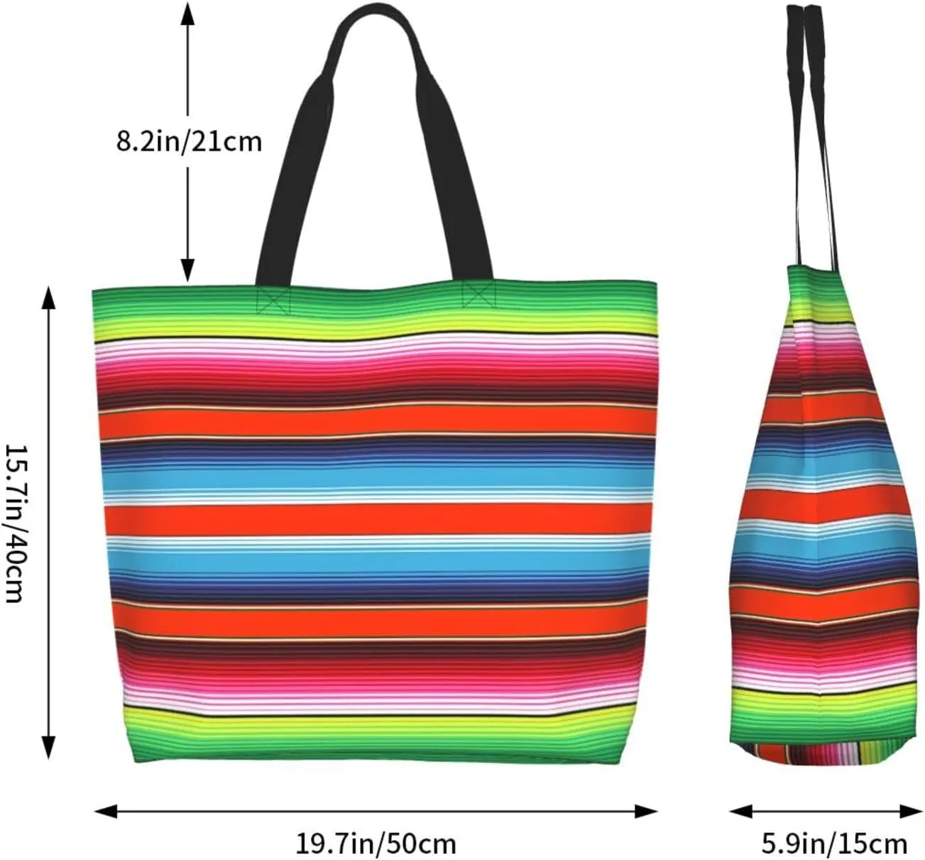 Swedish Sweden Flag Women's Tote Bag Large Capacity Single Shoulder Bags Handbag for Shopping Work