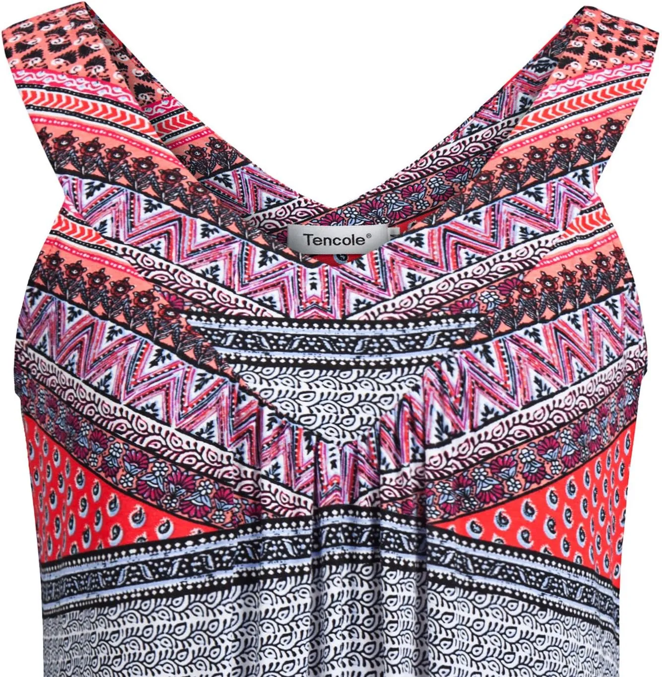 Tencole Womens Tank Tops Summer Casual Sleeveless Tunic Shirts V Neck Loose Blouses
