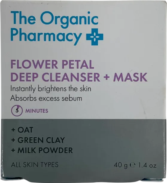 The Organic Pharmacy Flower Petal Deep Cleanser   Mask 40g