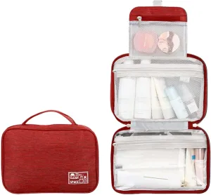 Toiletry Bag Set for Women s for Accessories Bag Makeup Toiletry Water- Shampoo ContainerToiletries Full Sized with Hanging Travel Organizer Hook Cosmetic Bag Travel Bag Cosmetic Bag