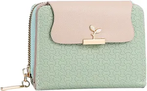 Tote Bag For Women Id Short Wallet Solid Color Bag Zipper Purse Multiple Card Slots Clutch Bag For Shopping Birthday F