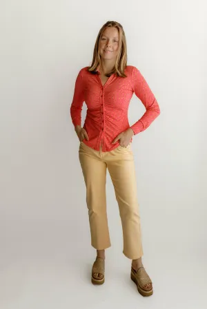 Trousers Straight Colored Jeans