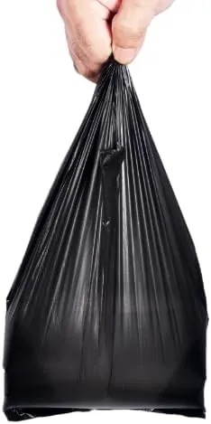 Ultra Strong Trash Bags, Black, Easy-Tie Handles, Leak Resistant (13 Gallon (Pack of 30))