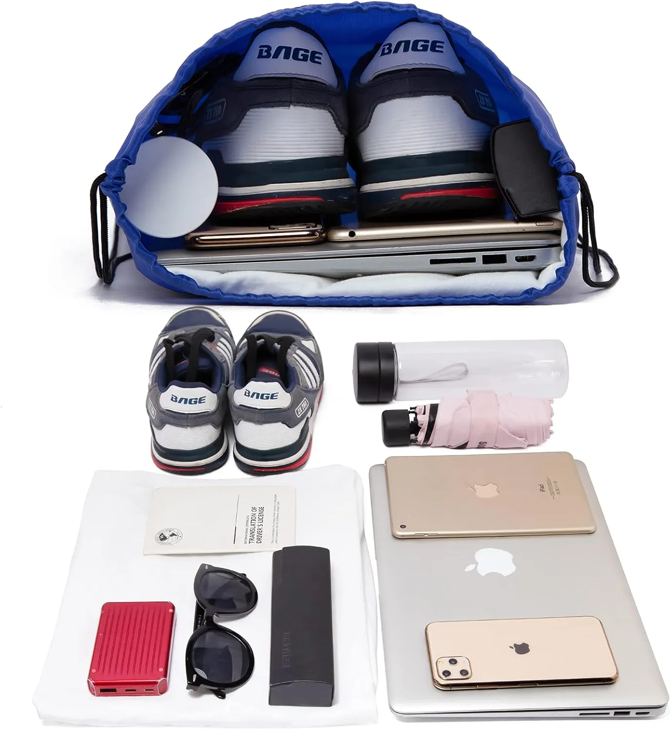 Vorspack Drawstring Backpack 10 Pieces for Party Gym Sport Trip