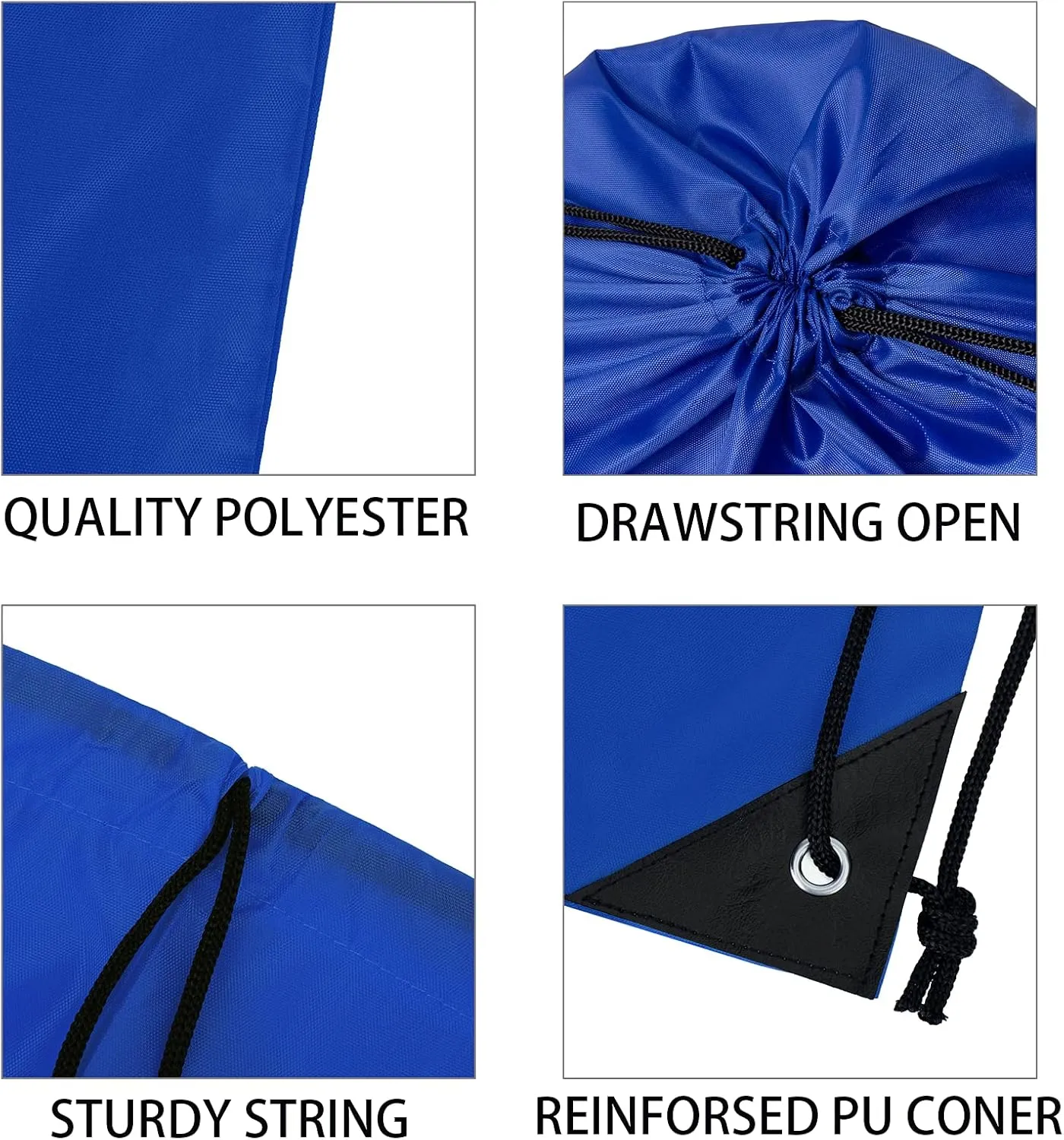 Vorspack Drawstring Backpack 10 Pieces for Party Gym Sport Trip