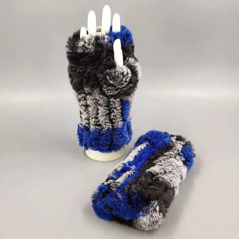Winter Wristband Mid-length Gloves