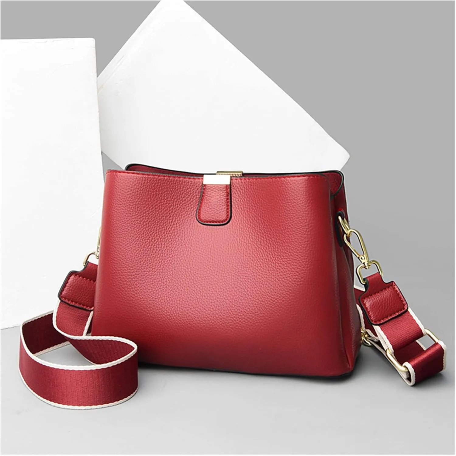 Women Bucket Bag Fashion Shoulder Bag For Girls Large Capacity Messenger Crossbody Bag For Women(Brown)