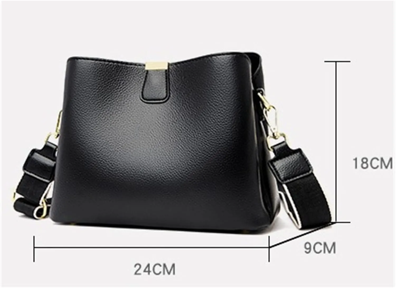 Women Bucket Bag Fashion Shoulder Bag For Girls Large Capacity Messenger Crossbody Bag For Women(Brown)