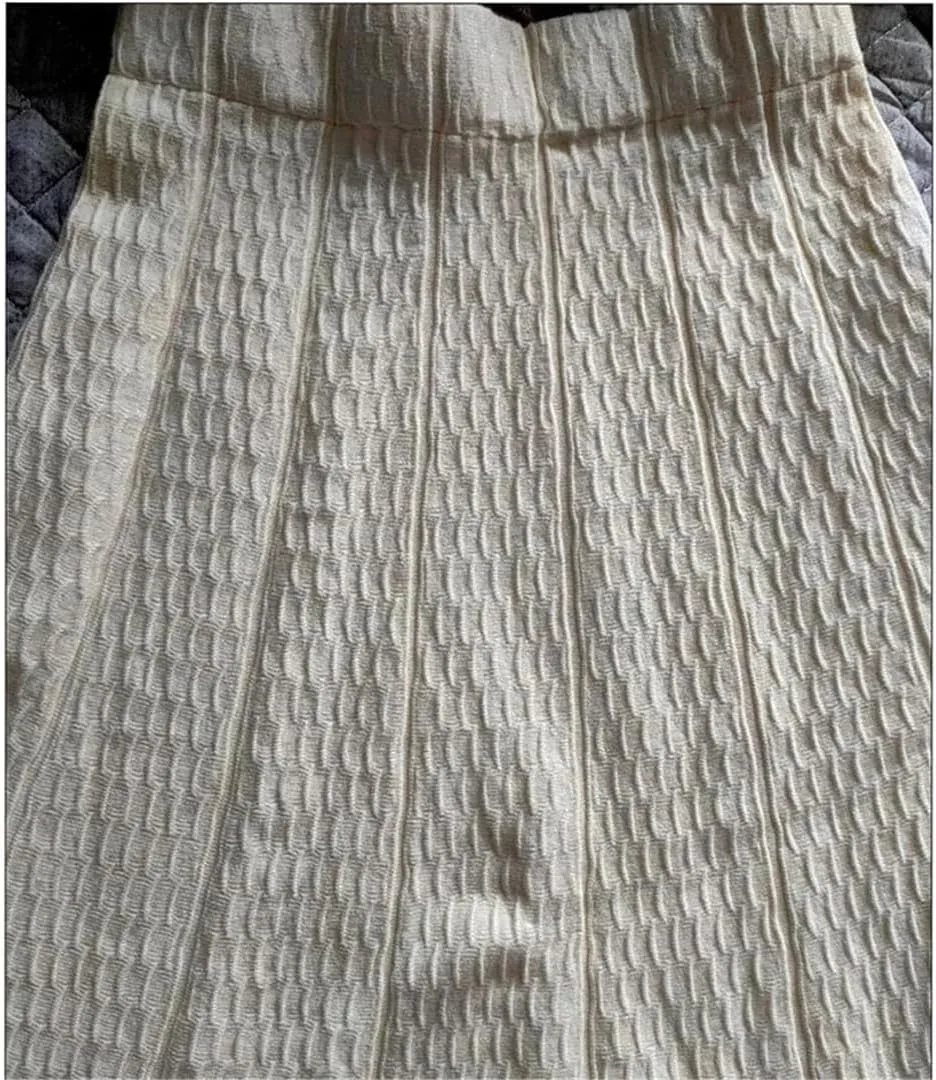 Women High Waist Knitted Midi Skirt Autumn Winter Simple Solid Pleated Skirts Elegant A-Line Midi Skirt