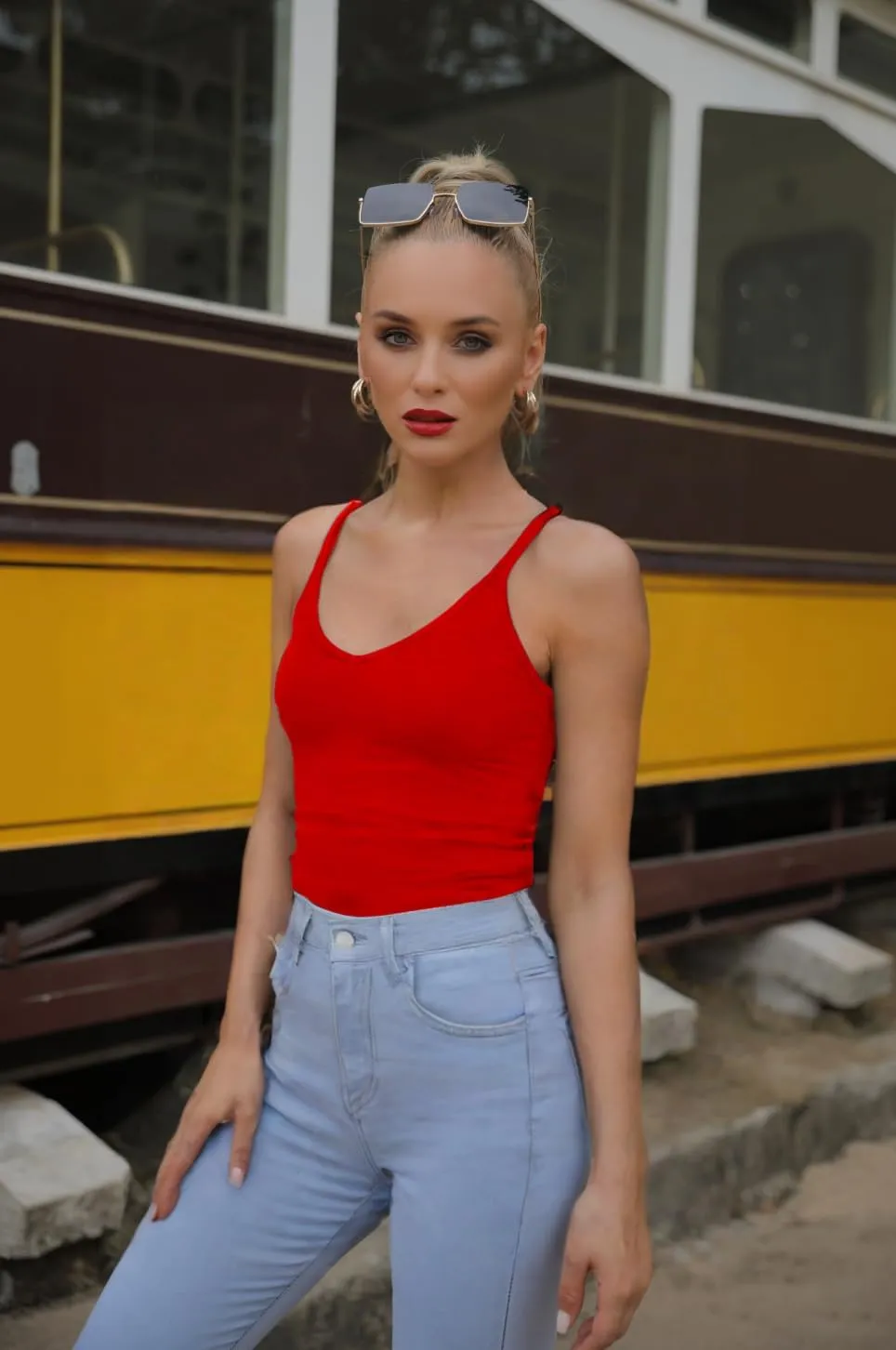 Women Tank Tops Summer Sleeveless Basic Cami Top Shirt Slim Knit Ribbed Racerback Blouses