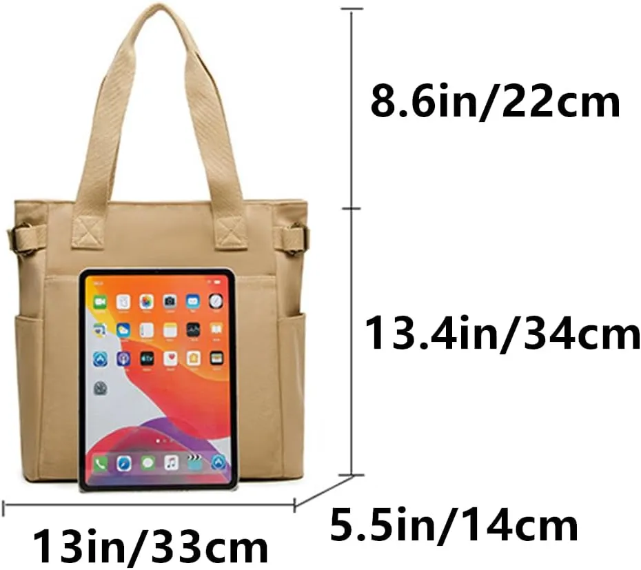 Women's Canvas Shoulder Bag Tote Bag for Women Travel Bag Big Capacity Casual Handbags for Work Shopping