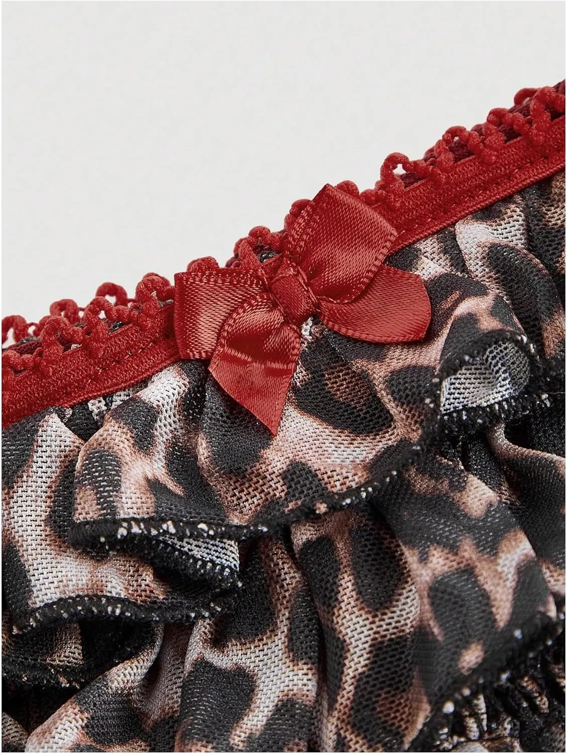 Women's Leopard Mini Shorts Y2k Cheetah Ruffle Tiered Layer Drop Waist Summer Skorts