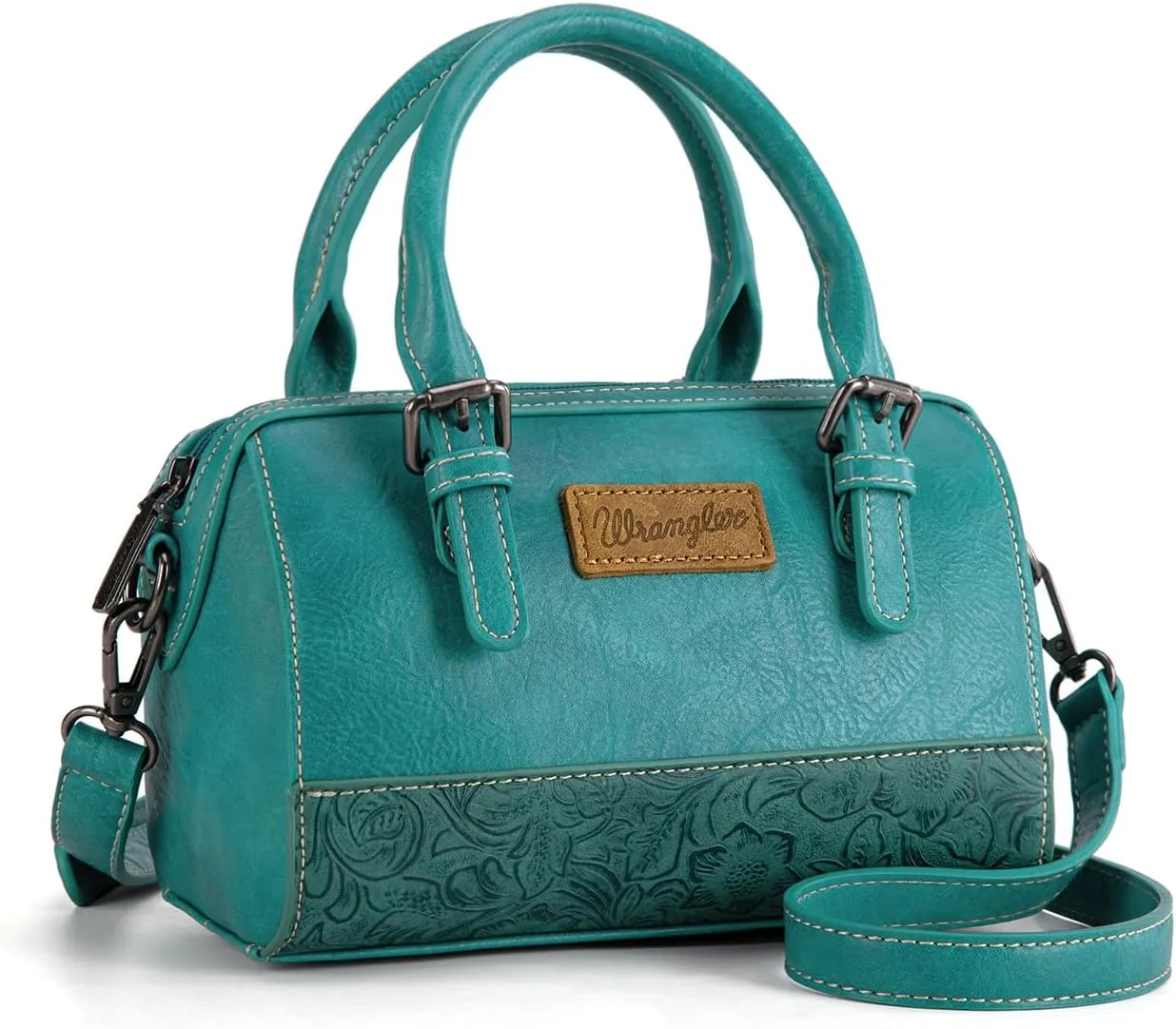 Wrangler Satchel Bags for Women Top-Handle Handbags Cute Crossbody Purses with Strap