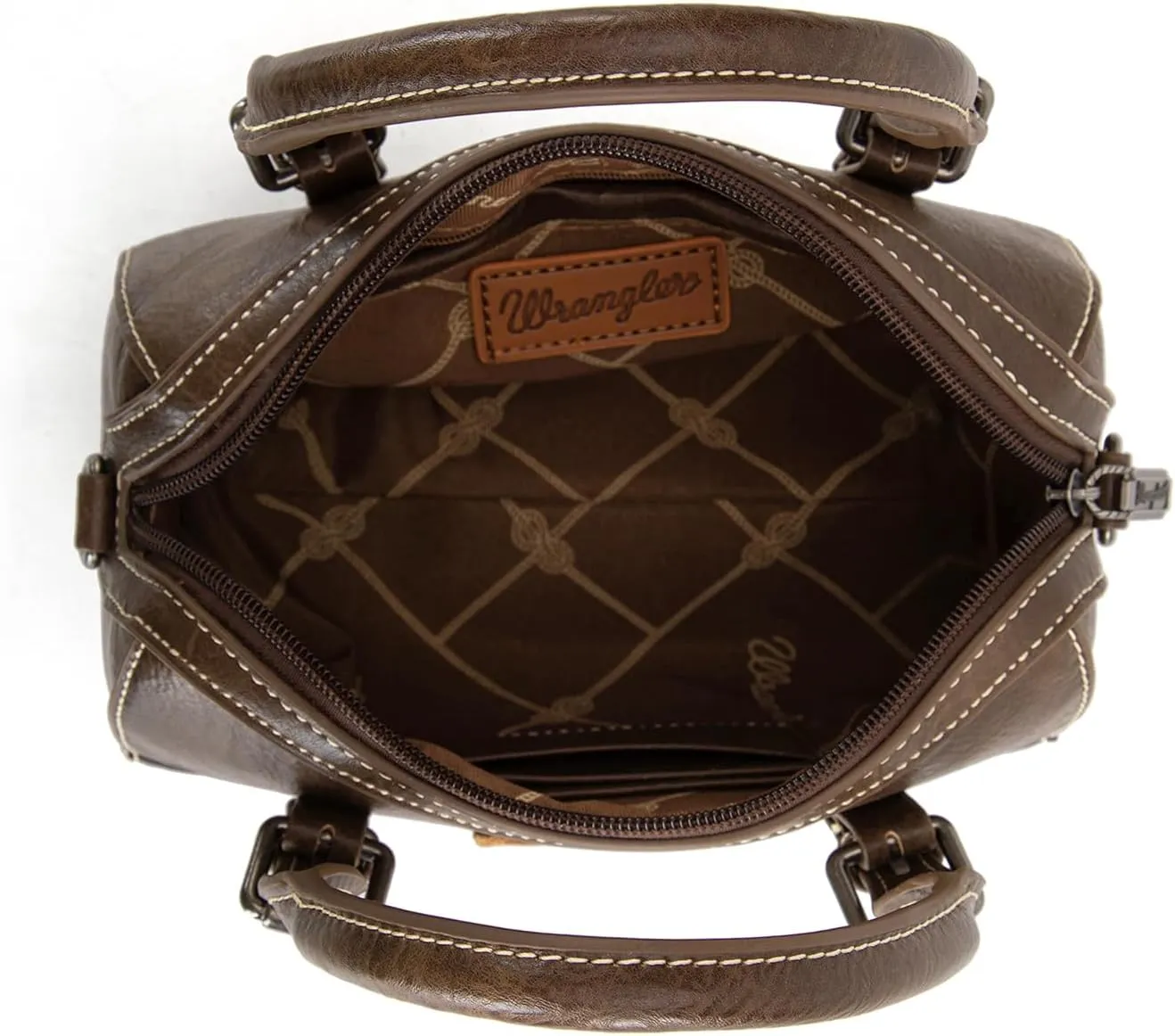 Wrangler Satchel Bags for Women Top-Handle Handbags Cute Crossbody Purses with Strap