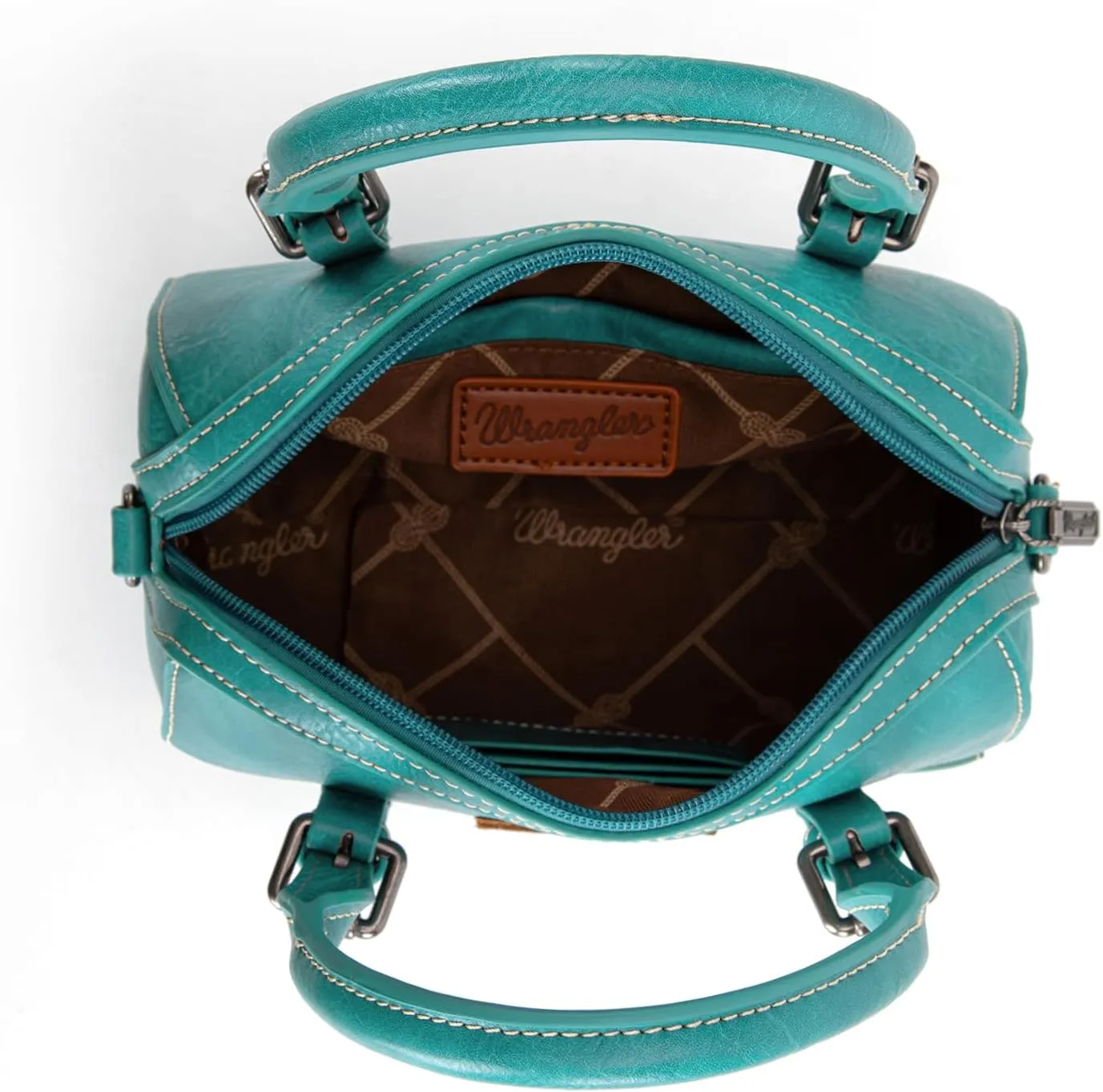 Wrangler Satchel Bags for Women Top-Handle Handbags Cute Crossbody Purses with Strap