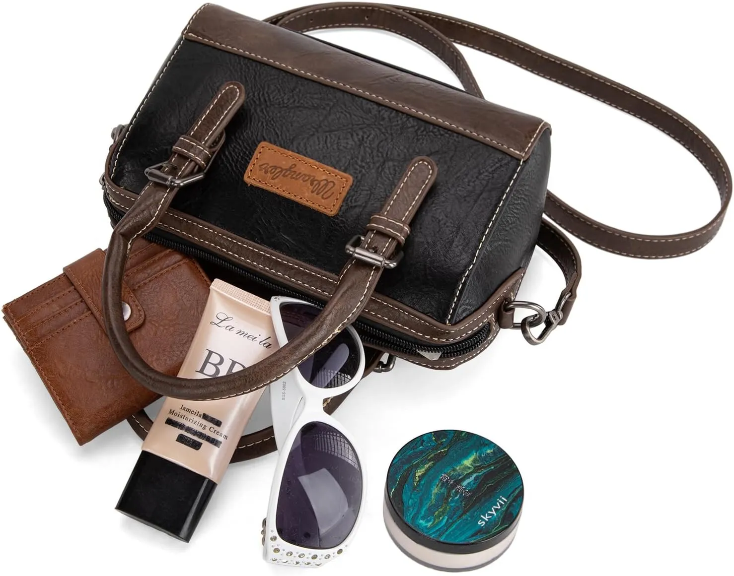 Wrangler Satchel Bags for Women Top-Handle Handbags Cute Crossbody Purses with Strap