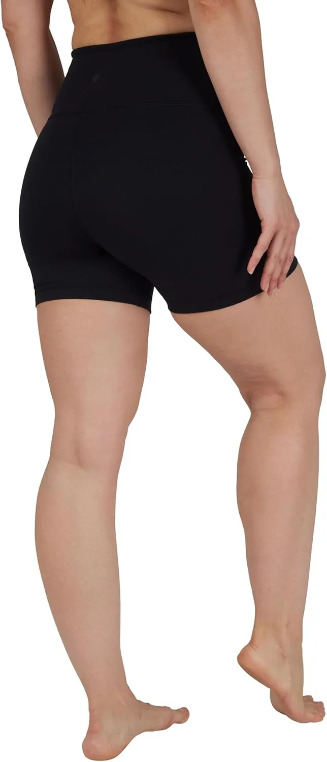 Yogalicious Womens 5, 7 High Waisted Biker Shorts Squat Proof Workout Yoga Short 2 Pack