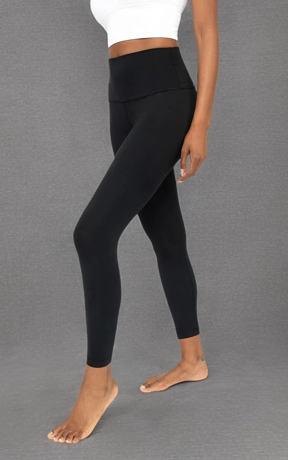 Yogalicious Womens High Waisted Yoga Legging Elastic Free Squat Proof Workout Pant