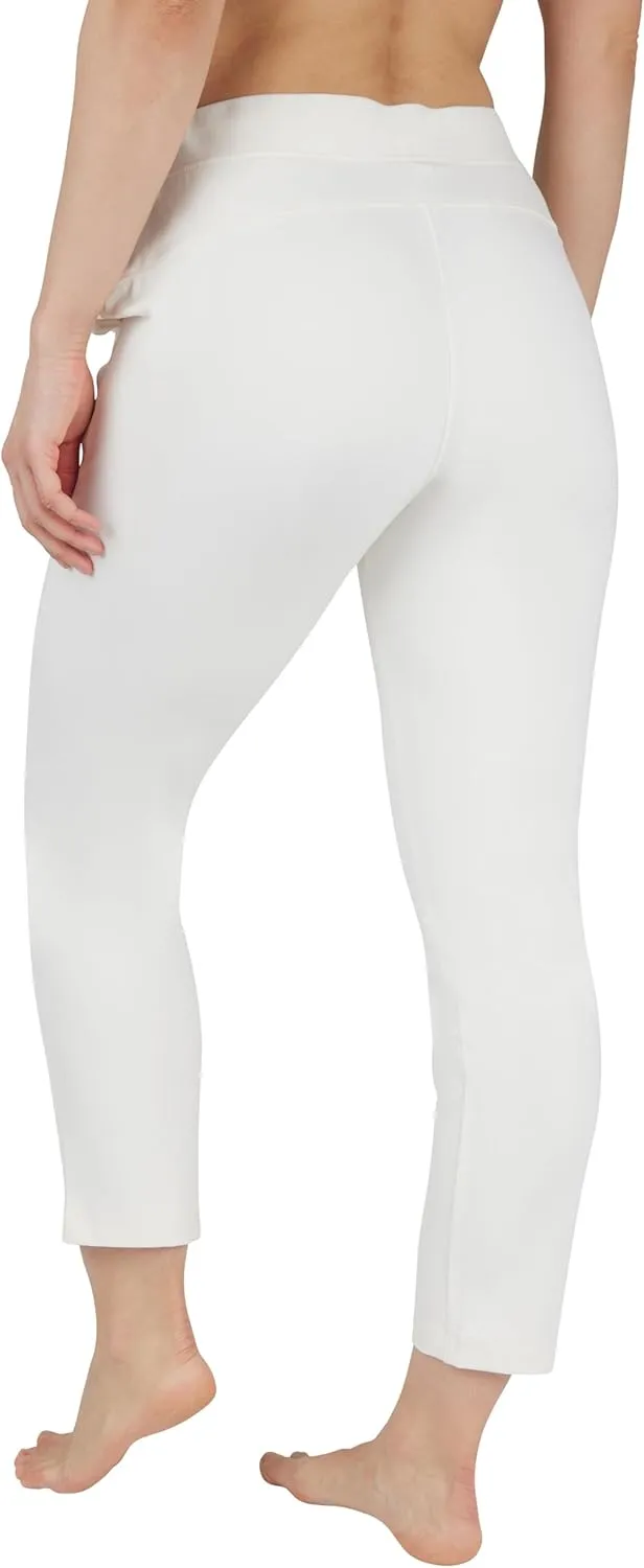 Yogalicious Womens High Waisted Yoga Pants Straight Leg Casual Pant